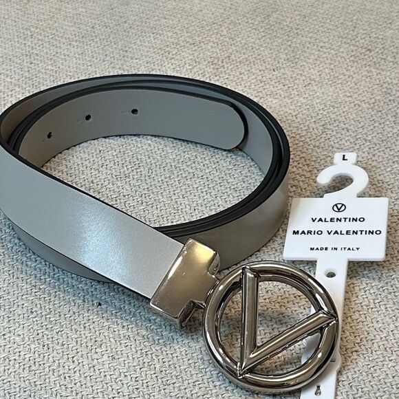 NEW Valentino Leather Giusy Bombe Belt Women’s Size Large Made in Italy NWT $350 - Picture 3 of 11